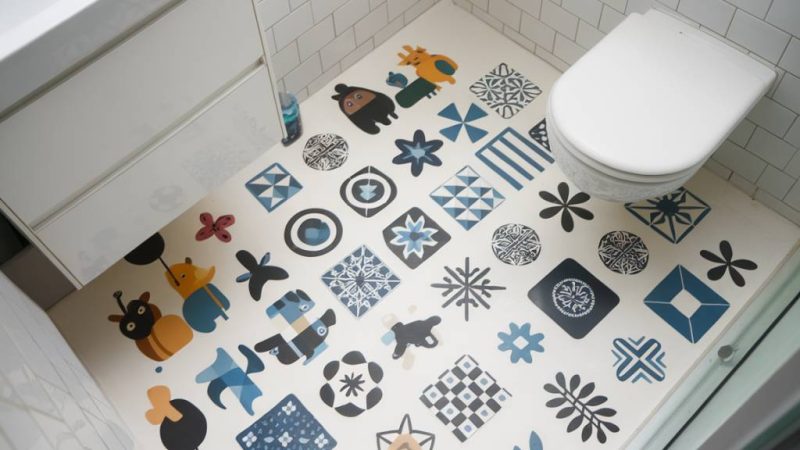 Stickers et adhésifs pour carrelage : idées déco faciles et économiques