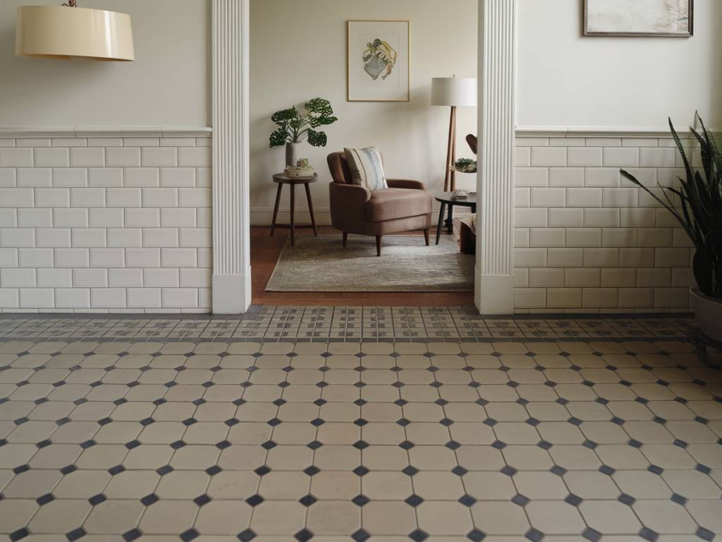 Carrelage métro : style intemporel avec des carreaux effet métro élégant